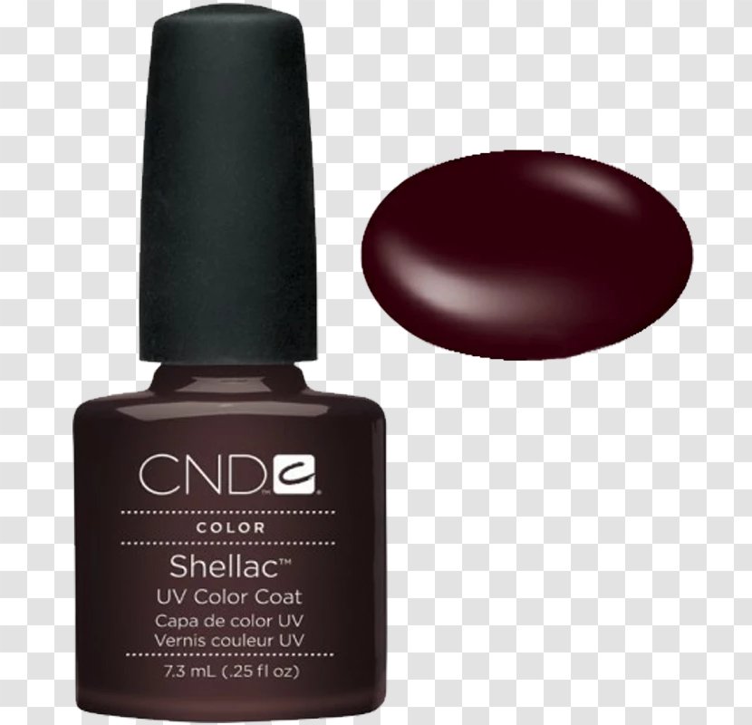 Nail Polish Product Fedora Gel - Silhouette - Black Shellac Nails Transparent PNG