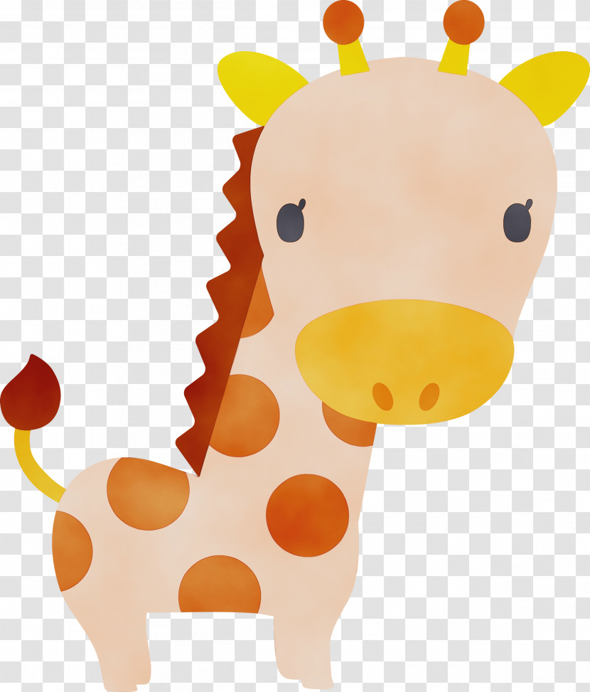 Giraffe Giraffidae Animal Figure Toy Stuffed Toy Transparent PNG