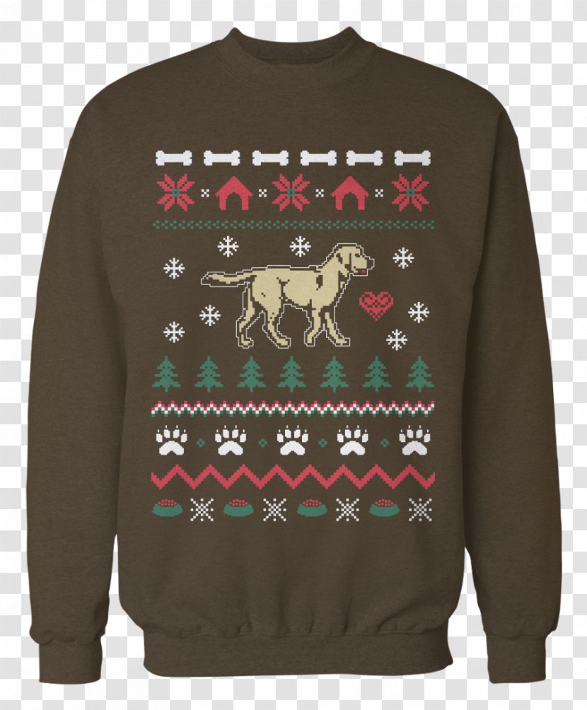 Siberian Husky Christmas Jumper Dachshund T-shirt Sweater - Tshirt - Labrador Dog Transparent PNG