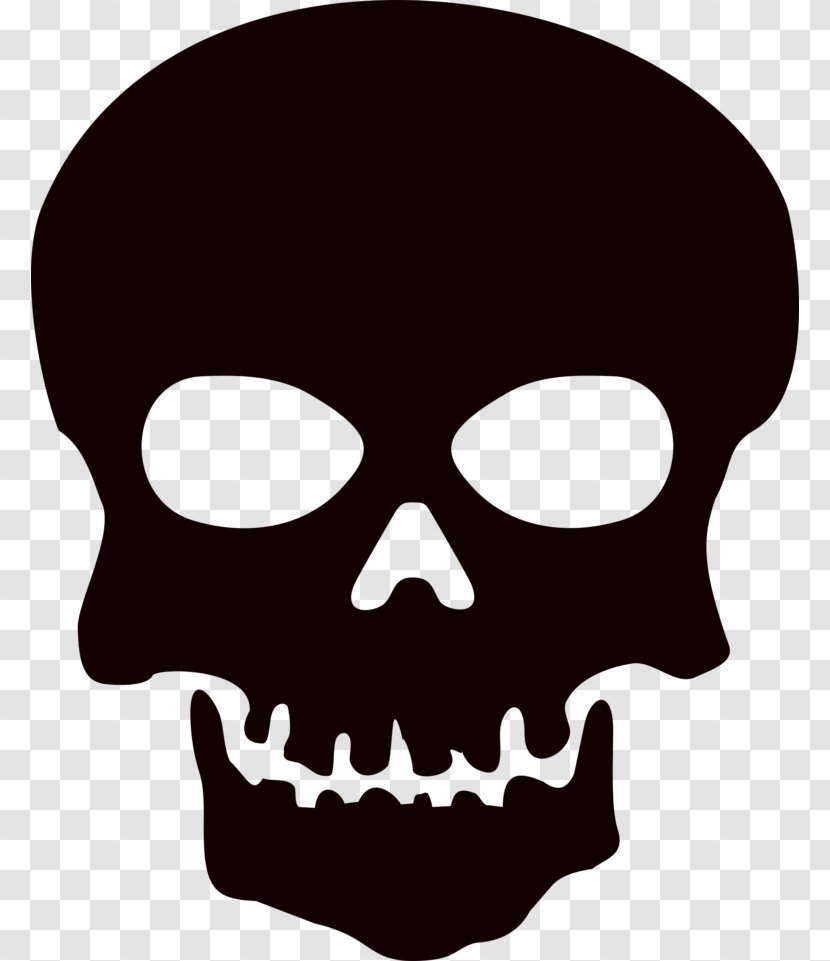 Skull Silhouette Clip Art - Drawing Transparent PNG