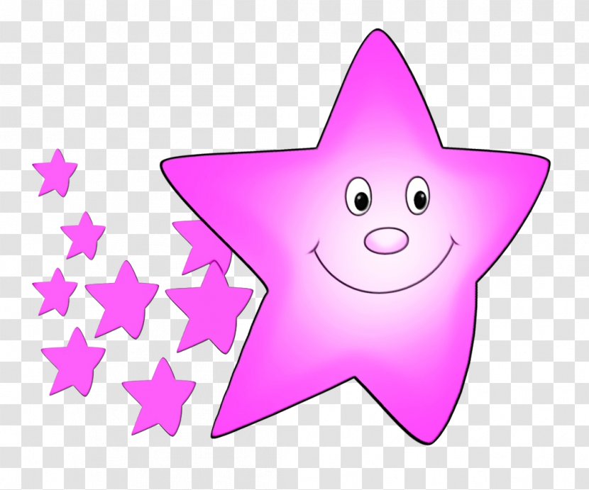 Star Drawing - Violet Pink Transparent PNG