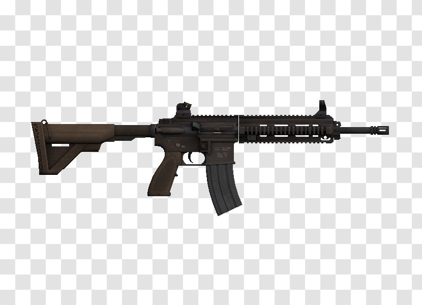 Heckler & Koch HK416 Air Gun Umarex Firearm - Silhouette - Weapon Transparent PNG