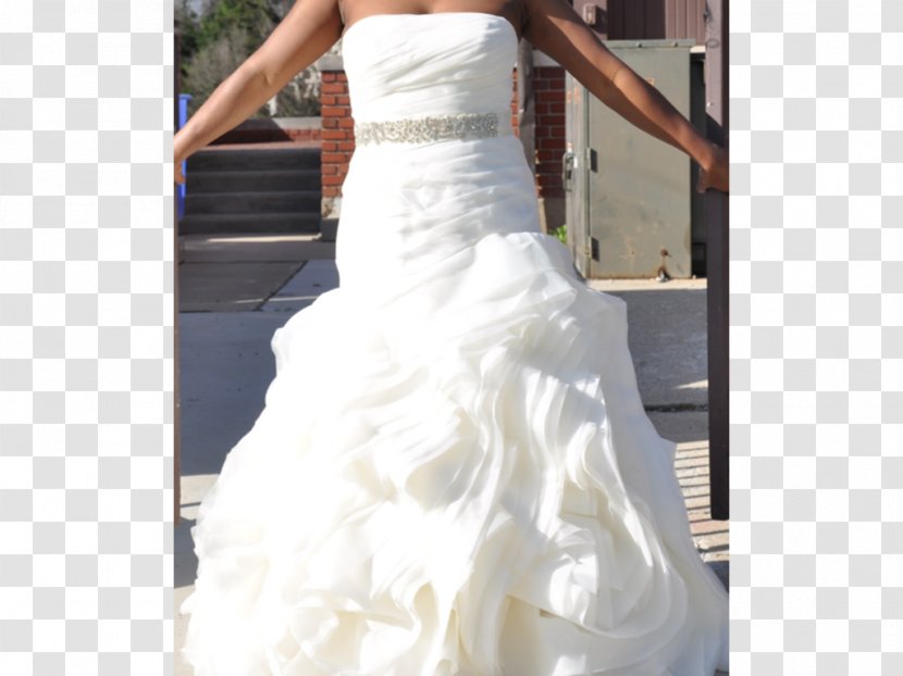 Wedding Dress Shoulder Party Gown - Bride - White Transparent PNG