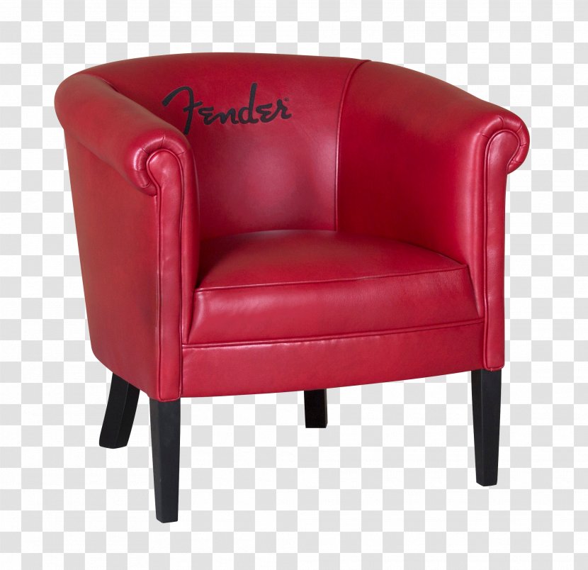 Club Chair Armrest Product Design - Furniture - Red Leather Coasters Transparent PNG