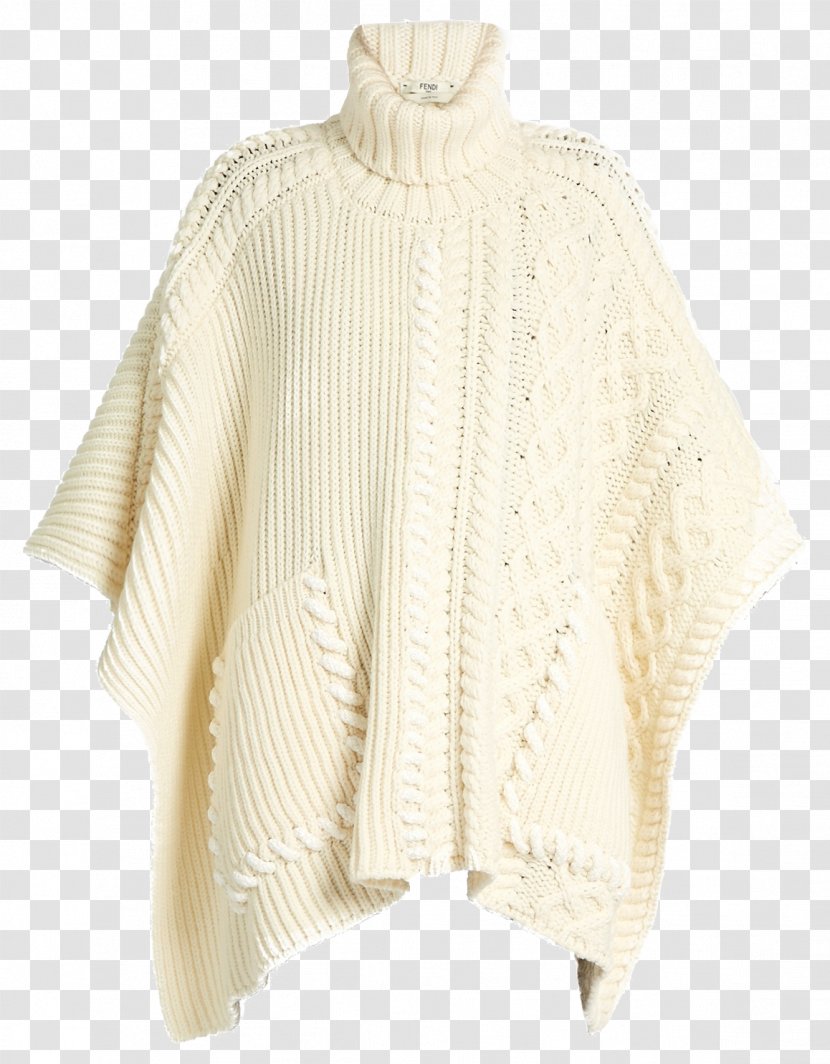 Poncho Sweater Wool Clothing Sleeve - Knitting Transparent PNG