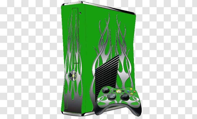Xbox 360 S One Wii U - Xenon - Green Flames Transparent PNG