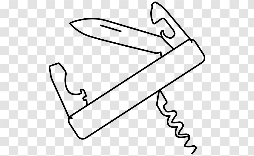 Swiss Army Knife Pocketknife Victorinox Blade - Drawing Transparent PNG