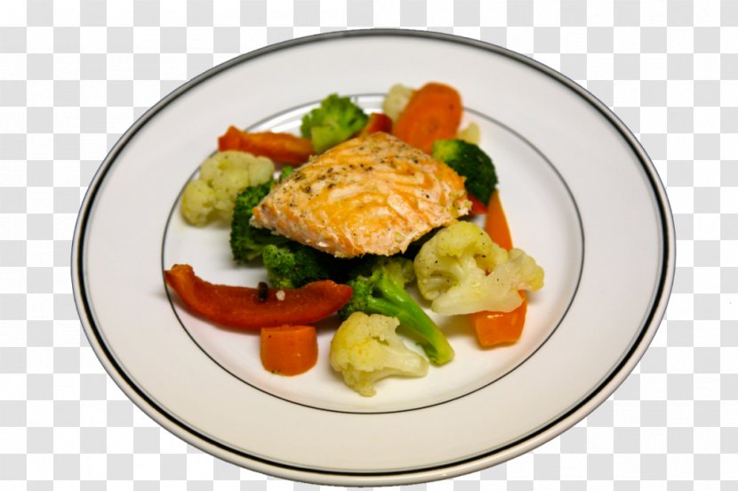 Vegetarian Cuisine Platter Lunch Salad Recipe - Salmon Transparent PNG