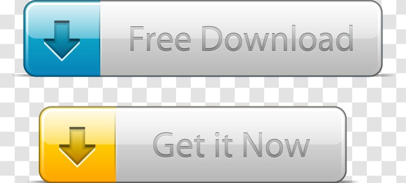 Button Download User Interface - Designer - Vector UI Transparent PNG