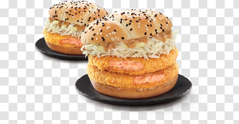 Hamburger French Fries McDonald's Salmon Burger Cheeseburger - Baked Goods Transparent PNG