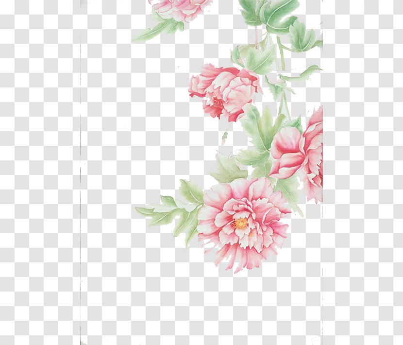 Floral Design Cut Flowers Centifolia Roses - Plant - Background Transparent PNG