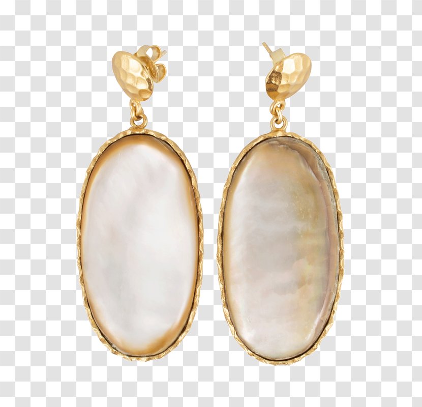 Pearl Earring Body Jewellery Locket Amber - Earrings - Large Transparent PNG