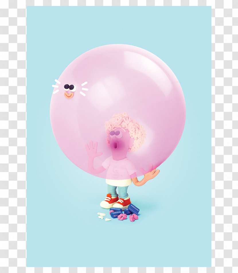 Pink M Balloon Transparent PNG