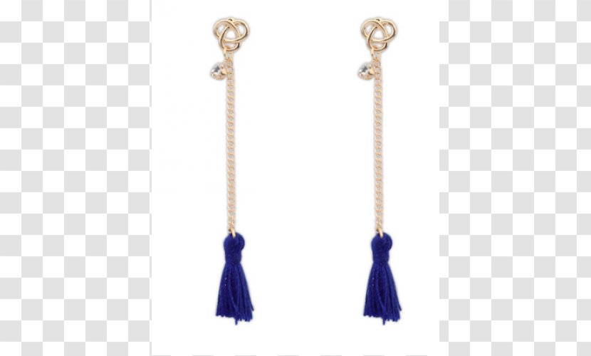 Earring Cobalt Blue Body Jewellery Necklace Transparent PNG