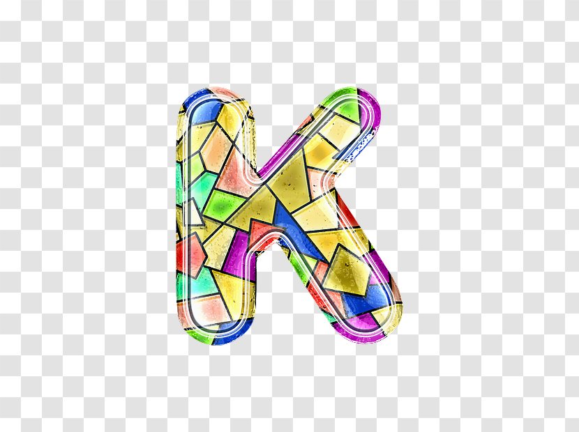 Stained Glass - Shoe - K Transparent PNG