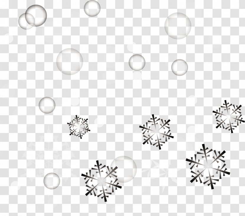Snow Blizzard - Symmetry - Flurries Sky Vector Material Transparent PNG