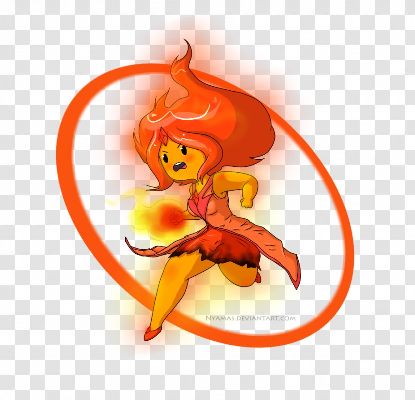 Flame Princess Fire Digital Art Computer Character - Organism - Fireball Transparent PNG
