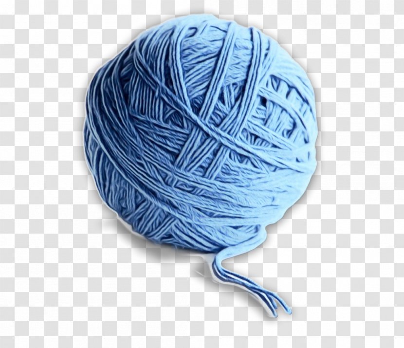 Twine Thread - Textile Blue Transparent PNG