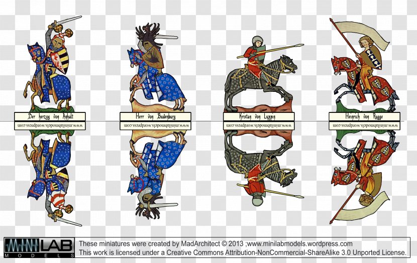 Codex Manesse Knight Middle Ages Paper - Lord - Romance Transparent PNG