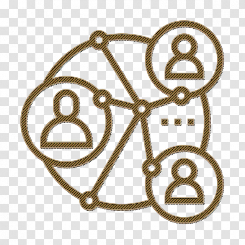 Network Icon Link Icon Business Recruitment Icon Transparent PNG