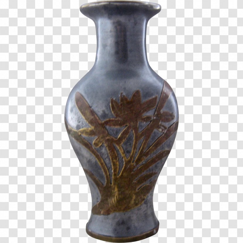 Vase Pewter Tea Caddy Brass Pottery - Ceramic Transparent PNG