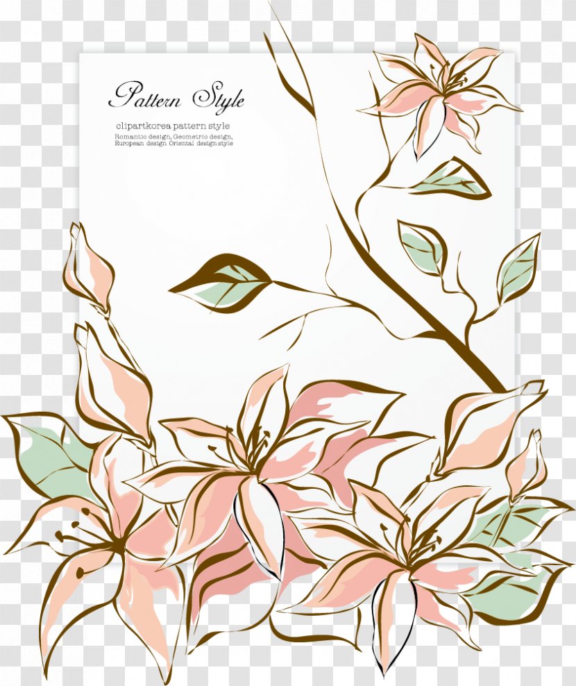 Flower Painting Illustration - Stock Photography - Hand Colored Flowers Transparent PNG