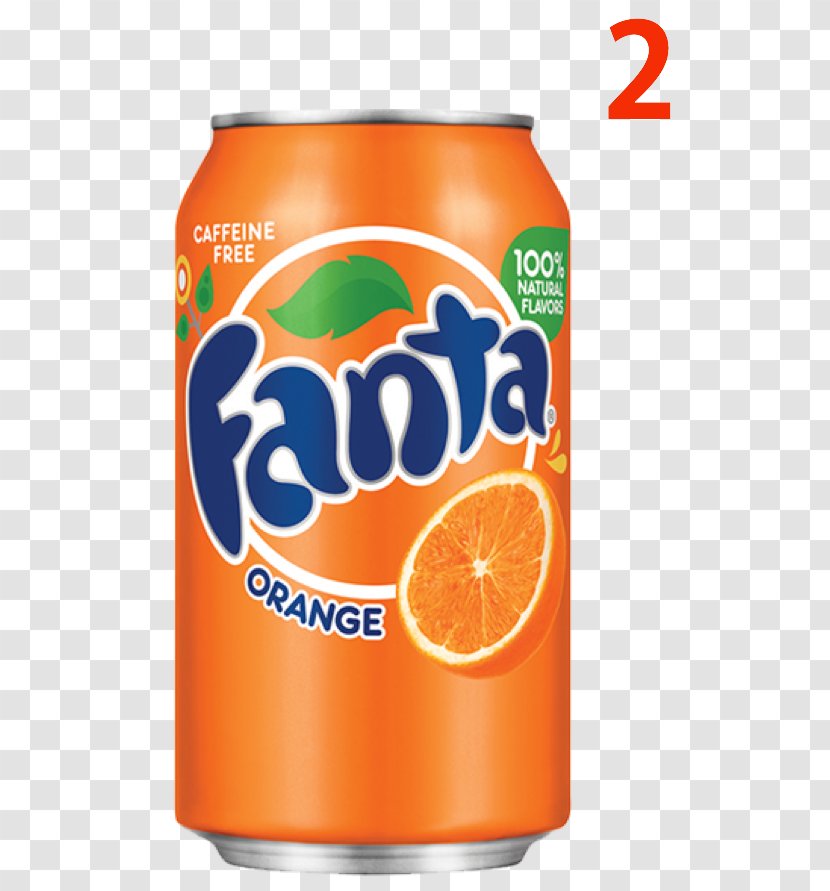 Fanta Fizzy Drinks Orange Soft Drink Coca-Cola Carbonated Water - Coca Cola Transparent PNG