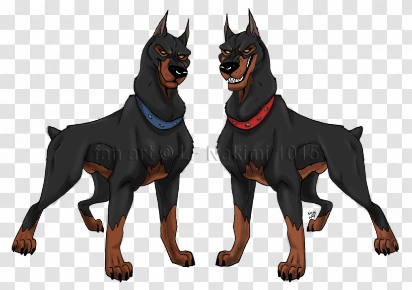 Dobermann Miniature Pinscher German Lancashire Heeler Manchester Terrier - Vertebrate Transparent PNG