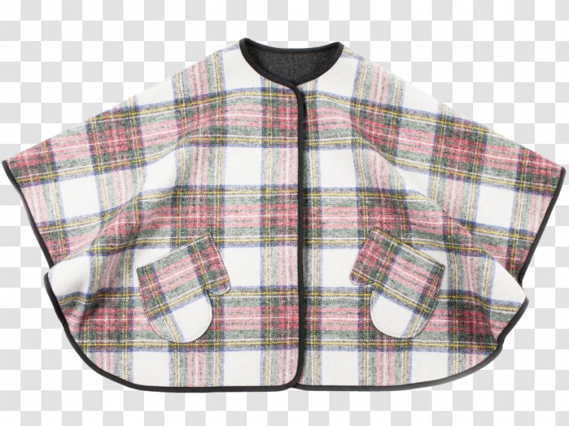 Tartan Cape H&M Full Plaid Sleeve - Outerwear - Florence Illustration Transparent PNG