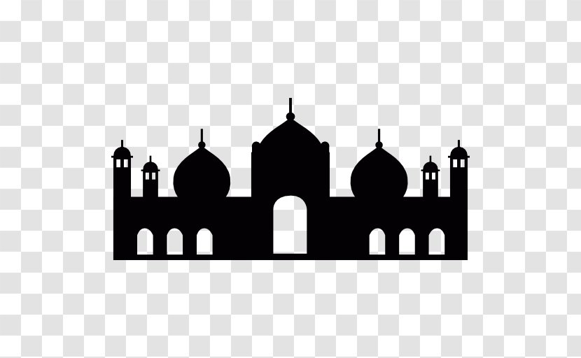 Badshahi Mosque Charleston Central Islamic Center Of Great Mecca - Monochrome - Ramadan Transparent PNG