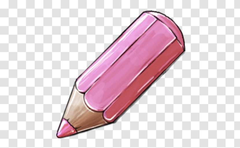 Colored Pencil Icon - Eraser Transparent PNG