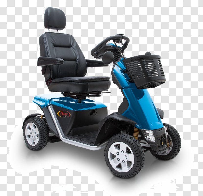 Mobility Scooters Electric Vehicle Wheel Disability - Motor - Motorized Wheelchair Transparent PNG