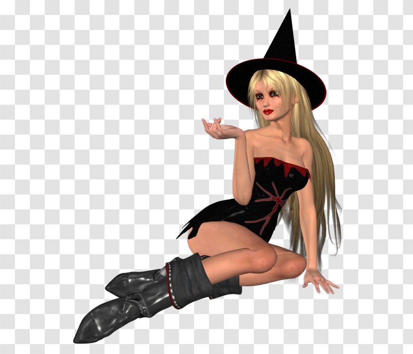 Witch GIF Halloween Graphics Image - Silhouette Transparent PNG