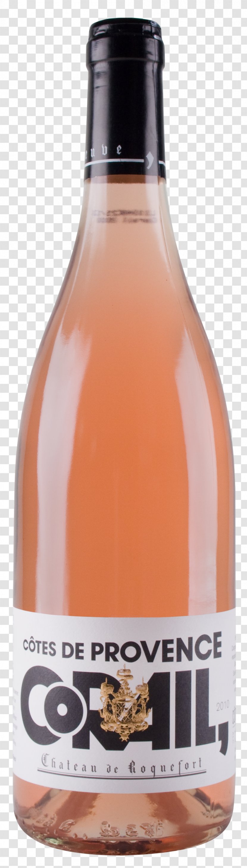Liqueur Côtes-de-provence AOC Château De Roquefort Rosé - Wine - Rose Transparent PNG