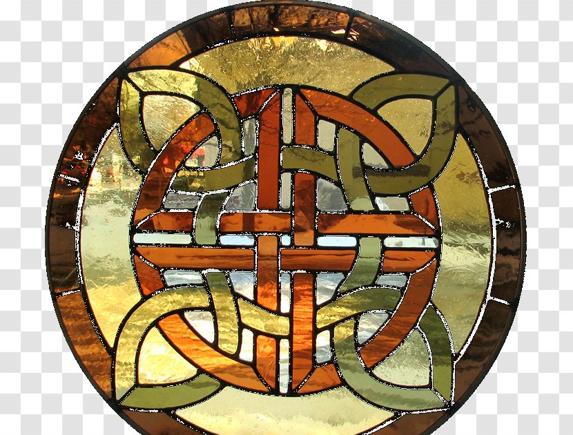 Stained Glass Window Celtic Knot Art Transparent PNG