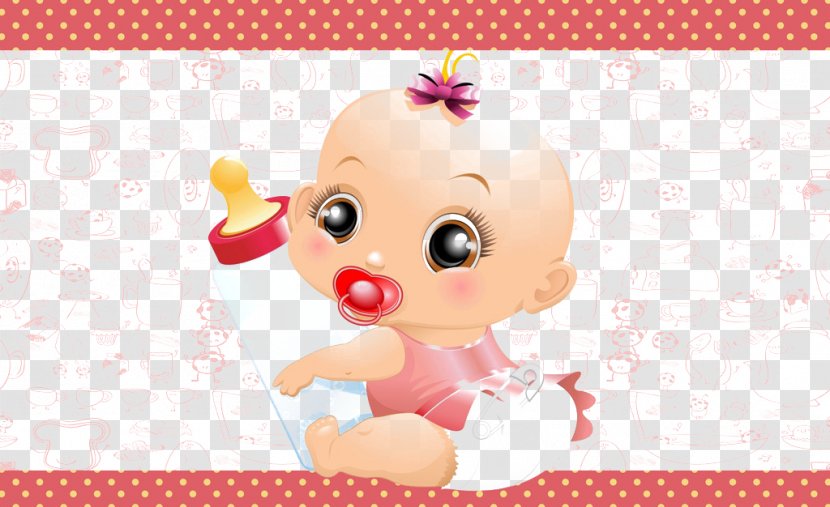 Infant Baby Bottle Mural - Toy - Suckling Child Transparent PNG