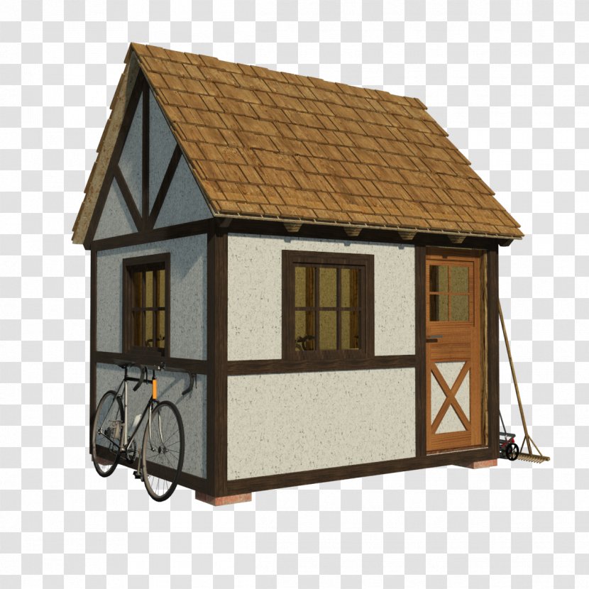 Shed Gable Roof Building Lean-to Transparent PNG