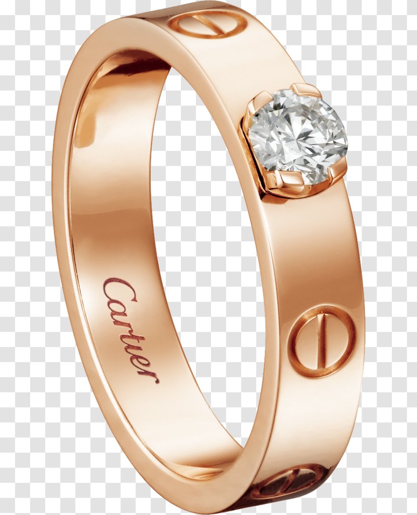 Engagement Ring Carat Diamond Solitaire - Pink Transparent PNG