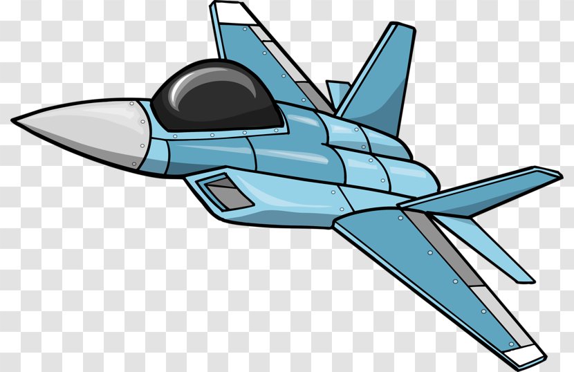 Airplane Jet Aircraft Fighter Clip Art - Fictional Character - Cartoon Transparent PNG