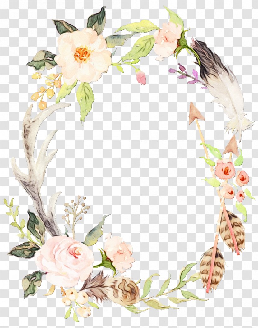 Watercolor Flower Background - House - Plant Transparent PNG