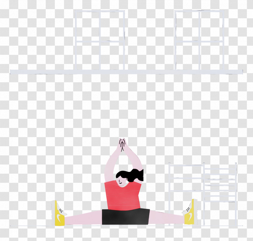 Yoga Mat Physical Fitness Yoga Line Font Transparent PNG