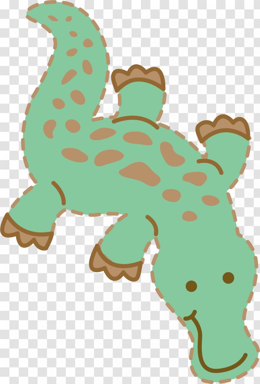 Crocodile Clip Art - Drawing - Vector Cute Little Transparent PNG