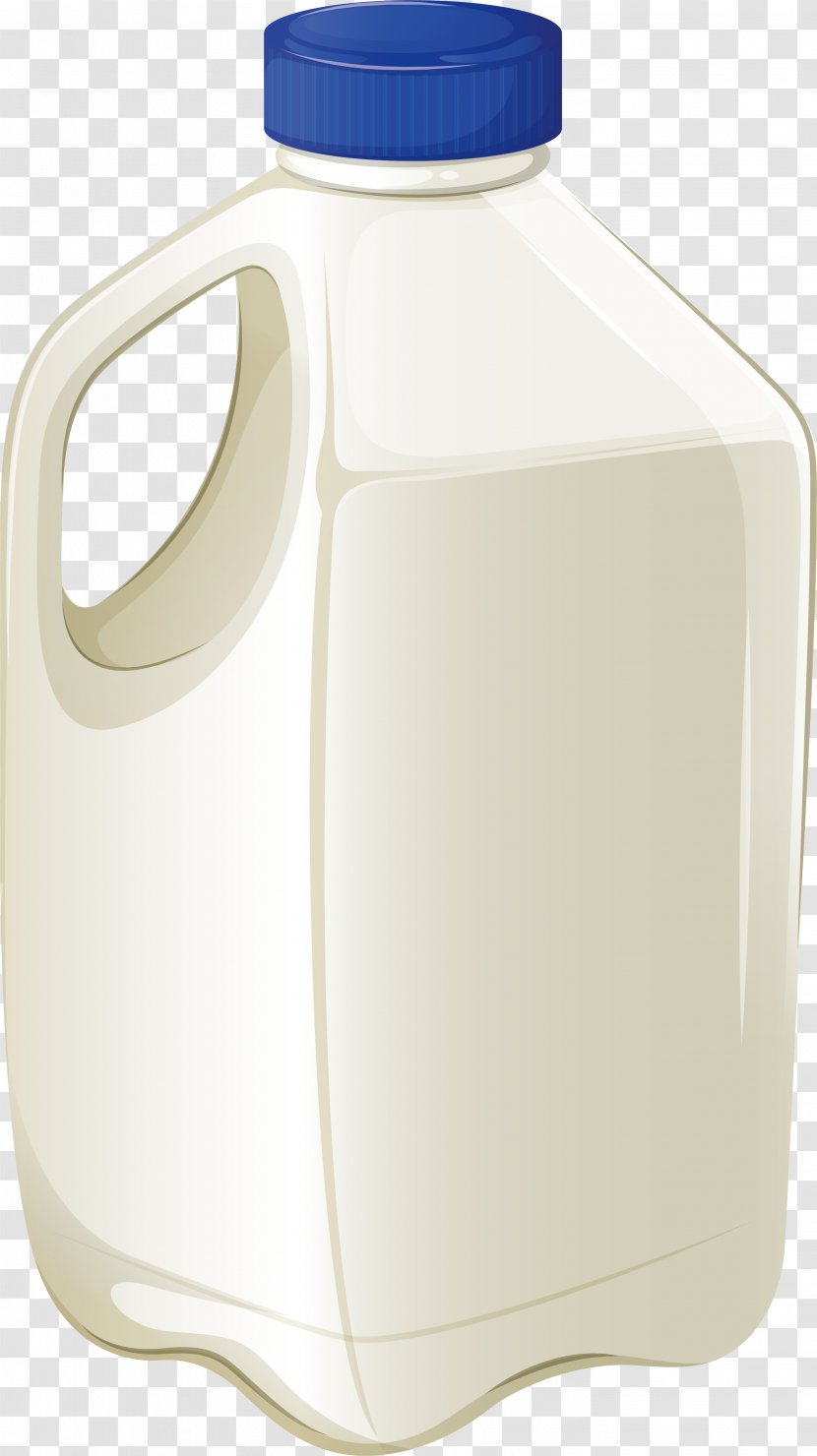 Milk Bottle Label - Packaging And Labeling - Plastic Bucket Transparent PNG