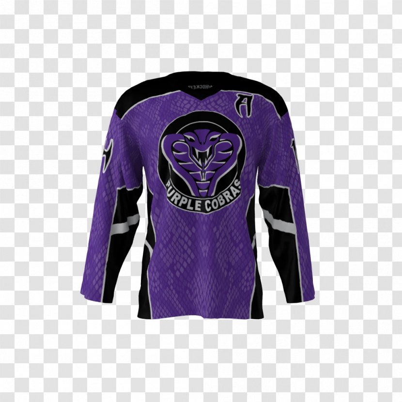 T-shirt Sleeve Hoodie Jersey Purple - Jacket Transparent PNG