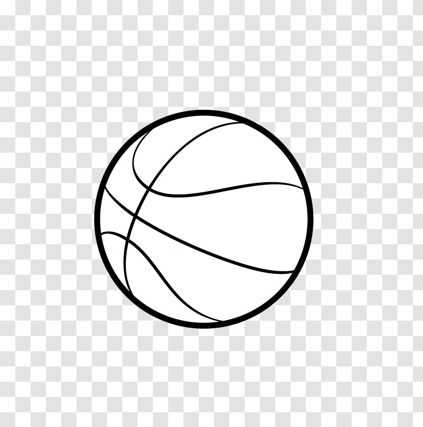 Outline Of Basketball Sport Clip Art - Dribbling Transparent PNG