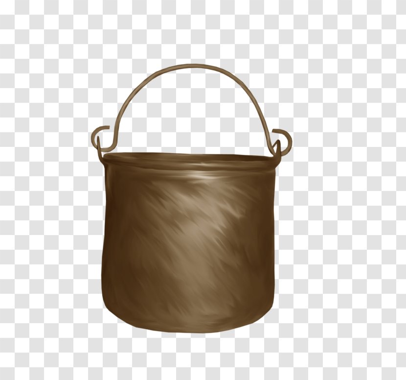 Wine Ice Euclidean Vector Bucket - Metal - Painted Brown Transparent PNG