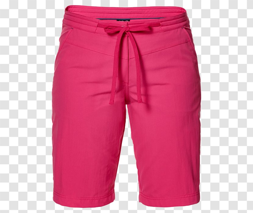 Bermuda Shorts Jack Wolfskin Trunks Clothing - Magenta - Tropic Night Transparent PNG