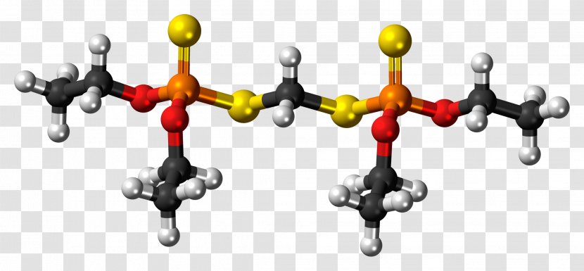 Insecticide Ethion Ball-and-stick Model Organophosphate Molecule - Symbol Transparent PNG