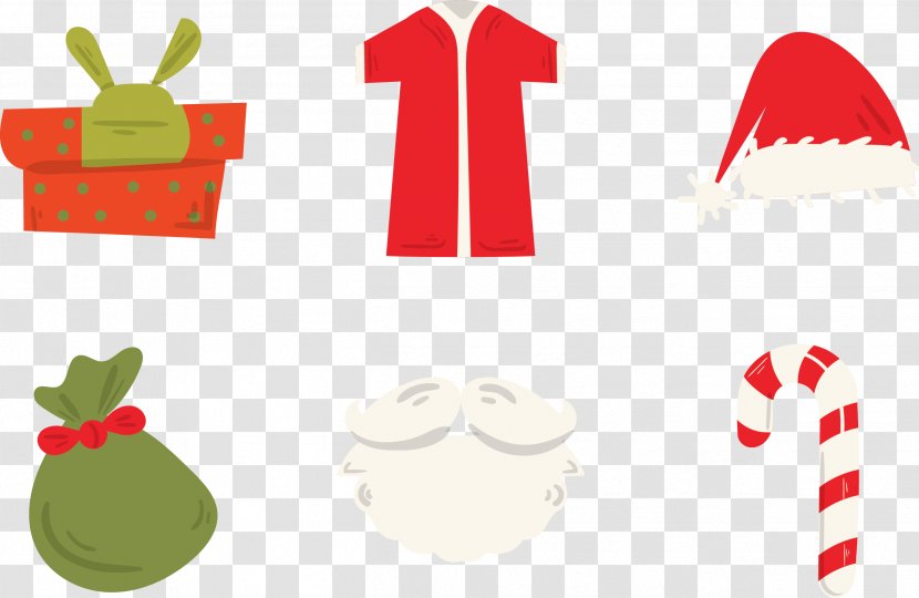 Santa Claus Euclidean Vector Illustration - T Shirt - Work Transparent PNG