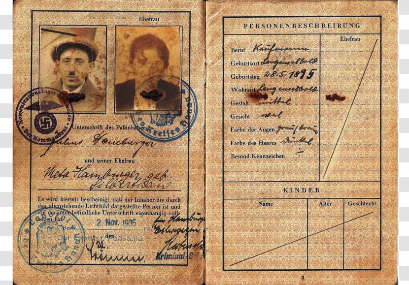 Identity Document - Paper - Passport Transparent PNG